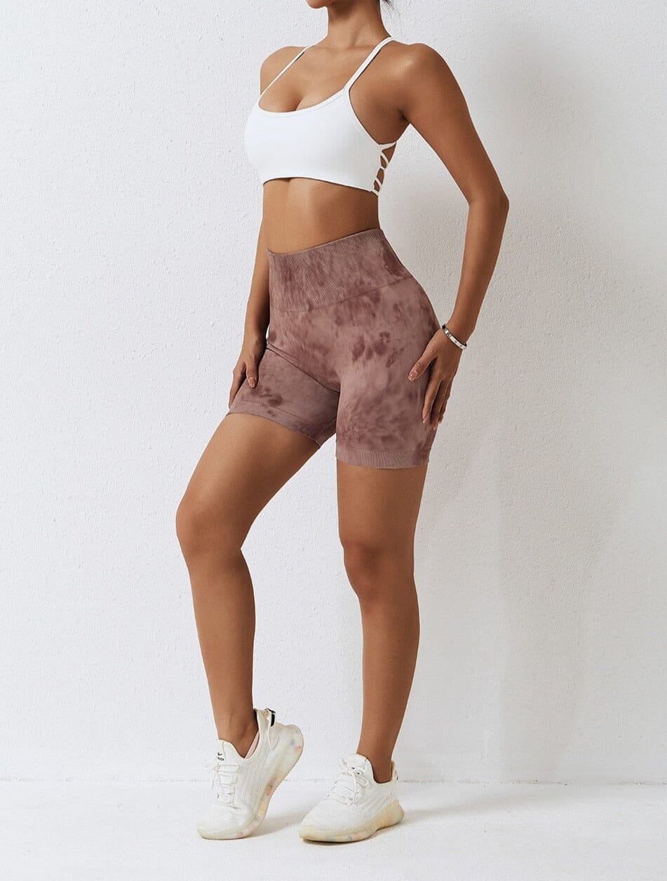 Splash Dyed Seamless Shorts Starlethics