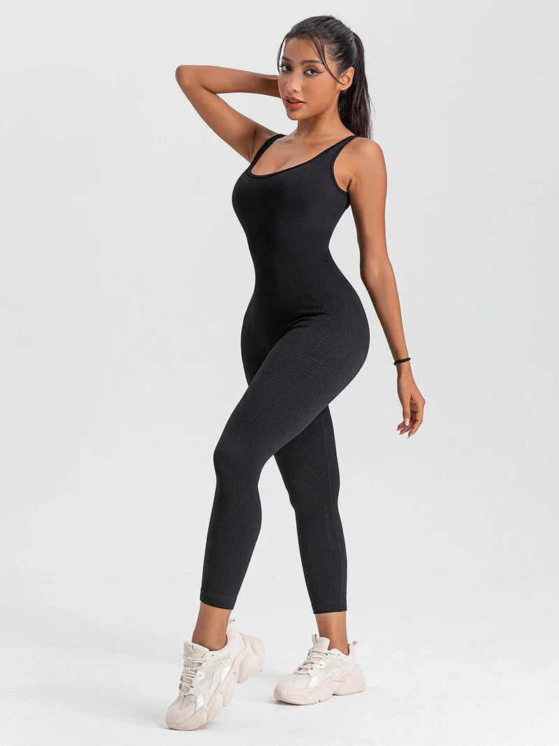 Bewitching Square Neck Jumpsuit Starlethics