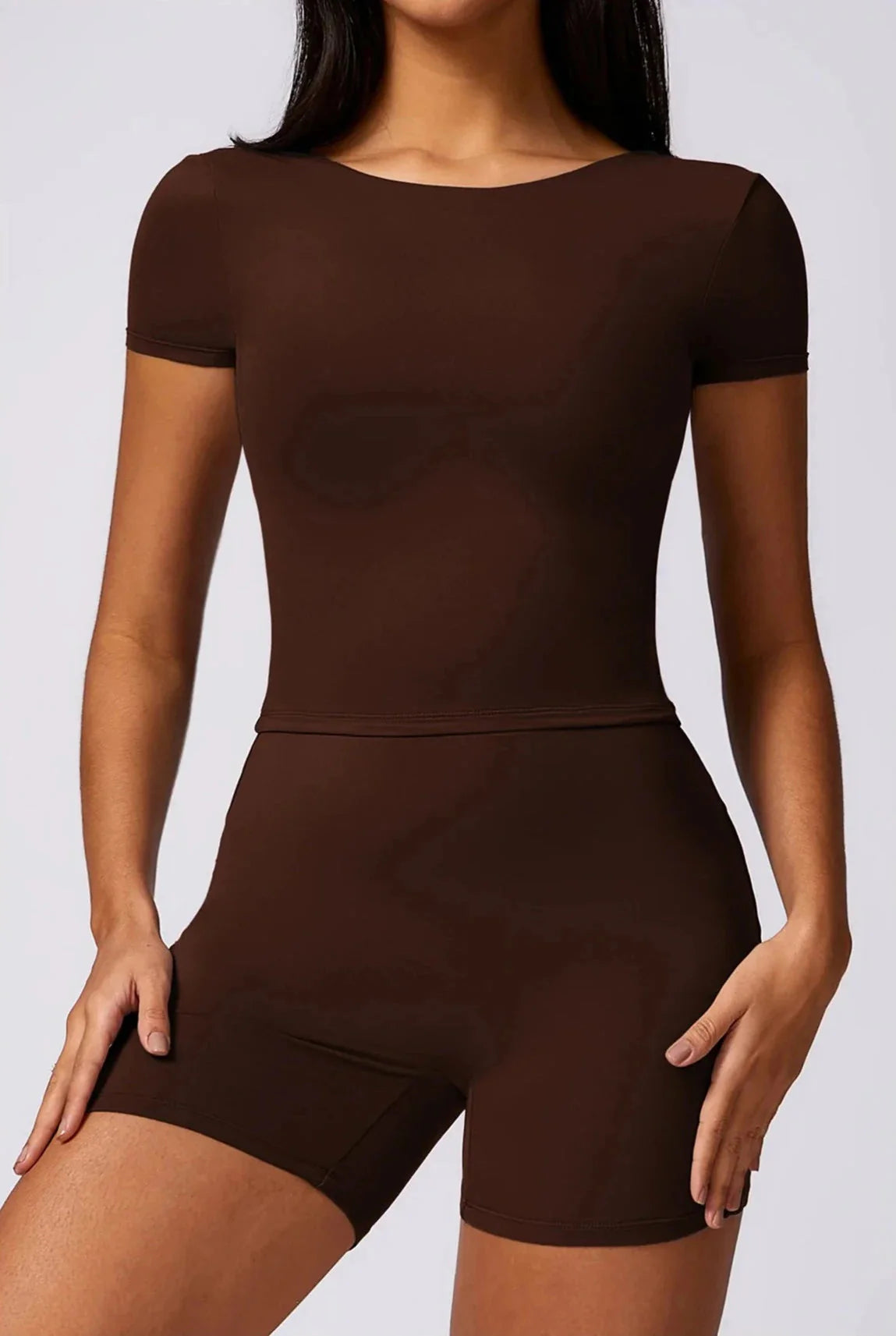 Foxy Backless Short Sleeve Shirt Starlethics