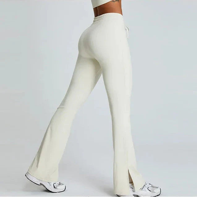 Drawstring Push-Up Leggings Leggings Starlethics Milk White S
