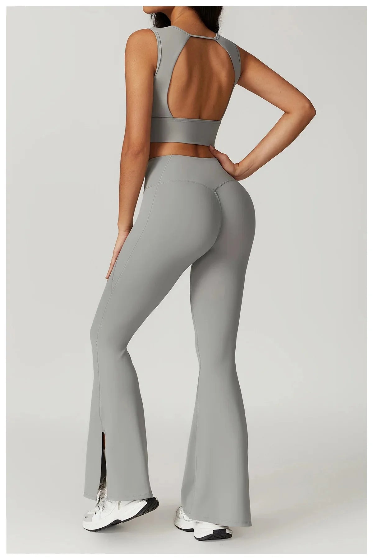 Streamline Backless & Flared Performance Set - Leggings + Top Sets Starlethics