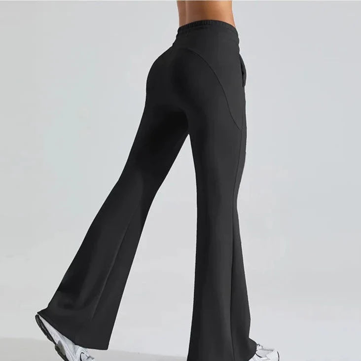 Vibe Drawstring Flare Pants Starlethics