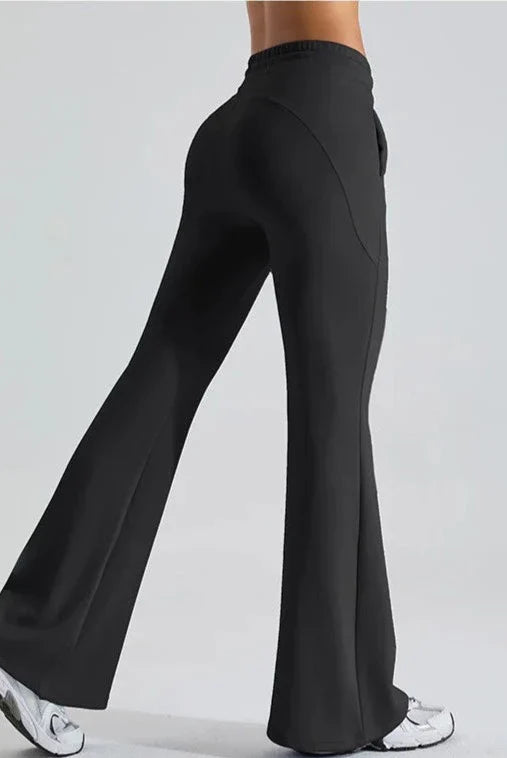 Vibe Drawstring Flare Pants Starlethics