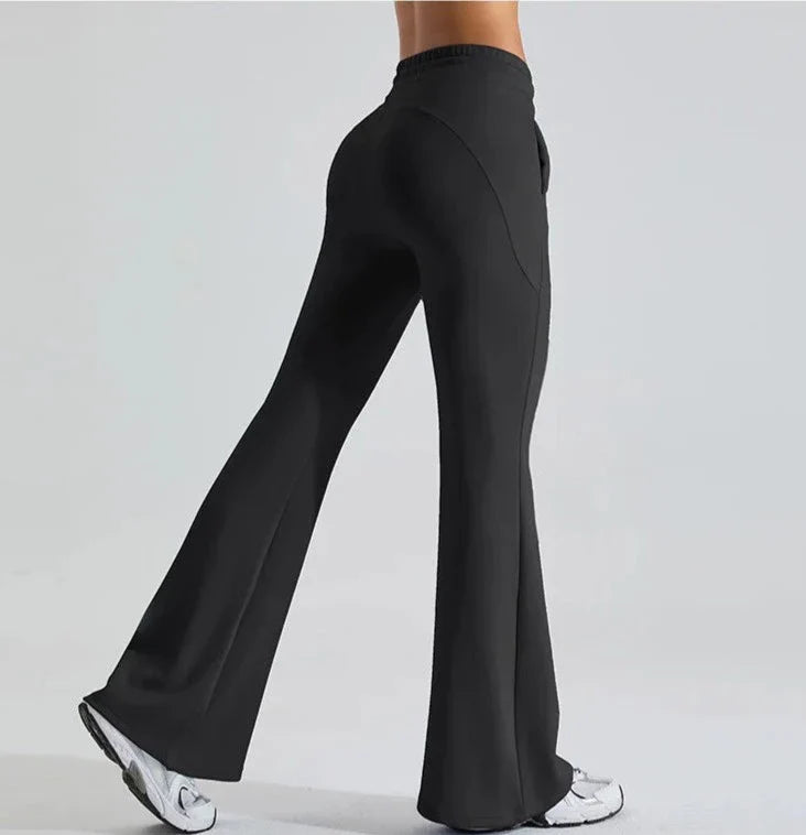 Vibe Drawstring Flare Pants Starlethics