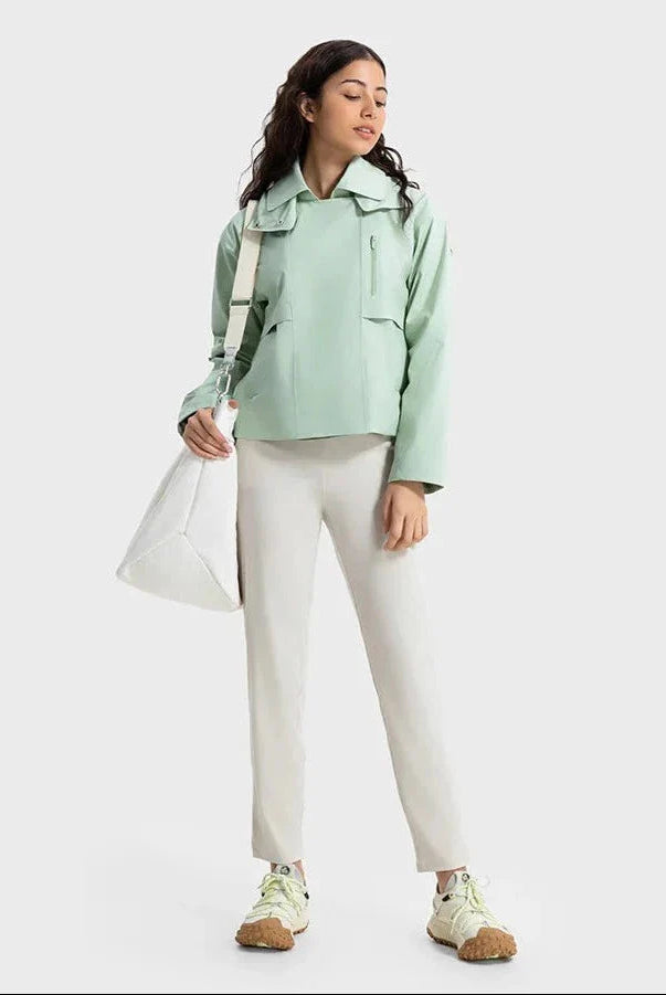 Windbreaker Detachable Hood Jacket Starlethics