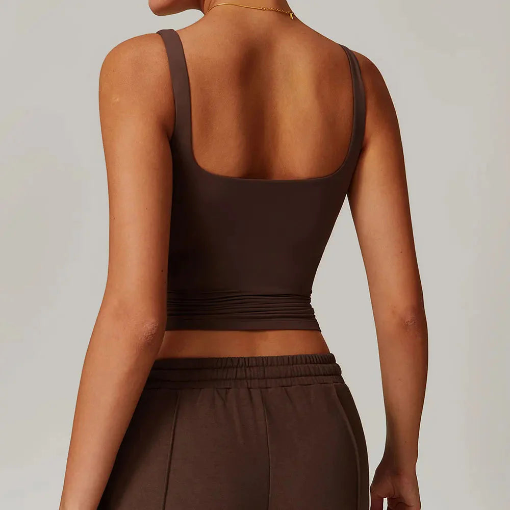 4. Breathable Sports Bra Anti-Sweat Fitness Top Women Yoga Bra Shockproof Crop Top Push Up High Strength Sport Bra Gym Workout Top Starlethics