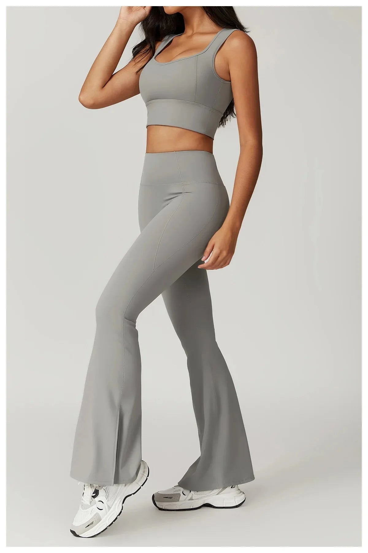 Streamline Backless & Flared Performance Set - Leggings + Top Sets Starlethics