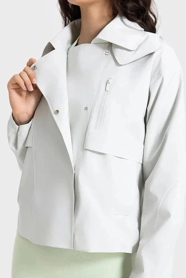 Windbreaker Detachable Hood Jacket Starlethics