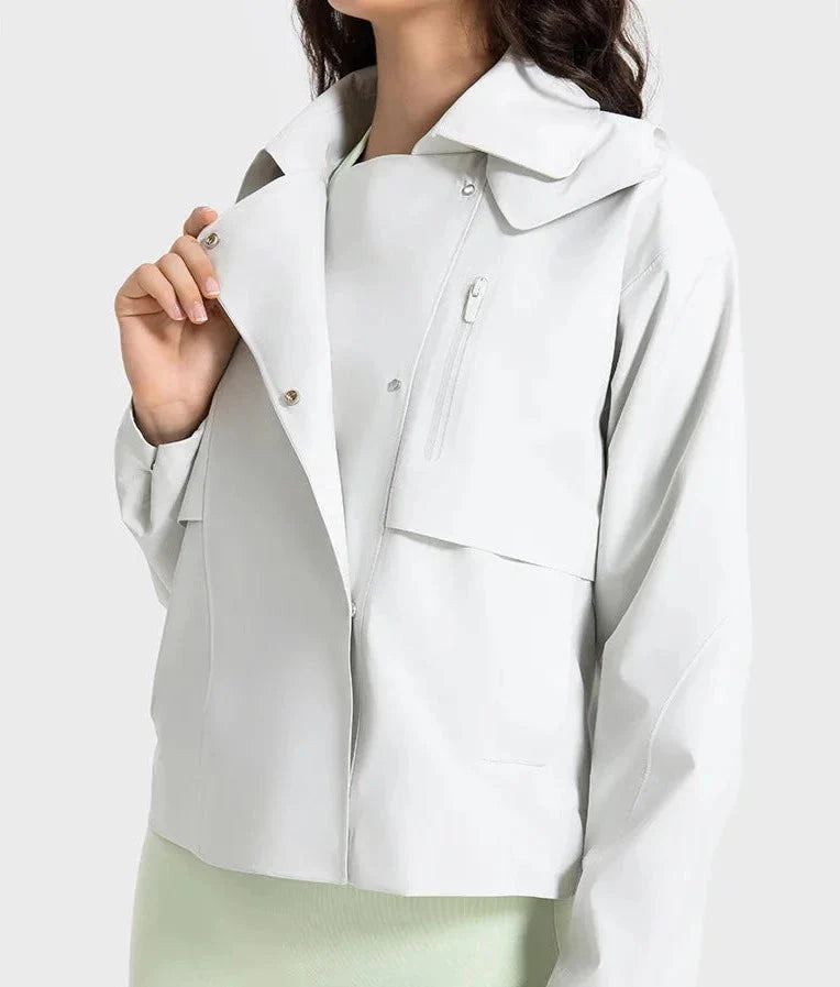 Windbreaker Detachable Hood Jacket Starlethics