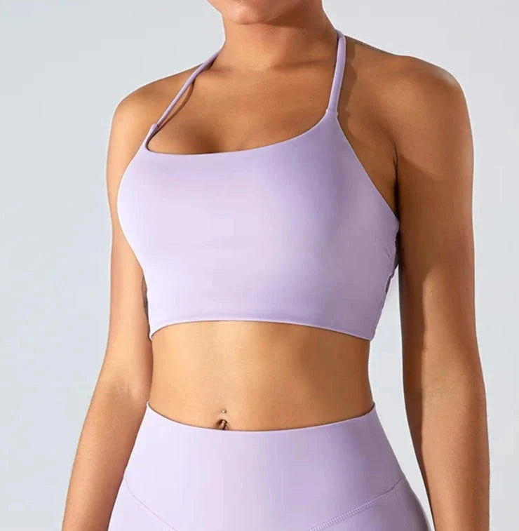 Savvy Double Cross Back Sports Bra Starlethics