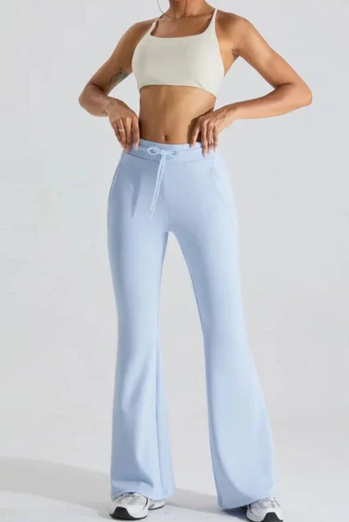 Vibe Drawstring Flare Pants Starlethics
