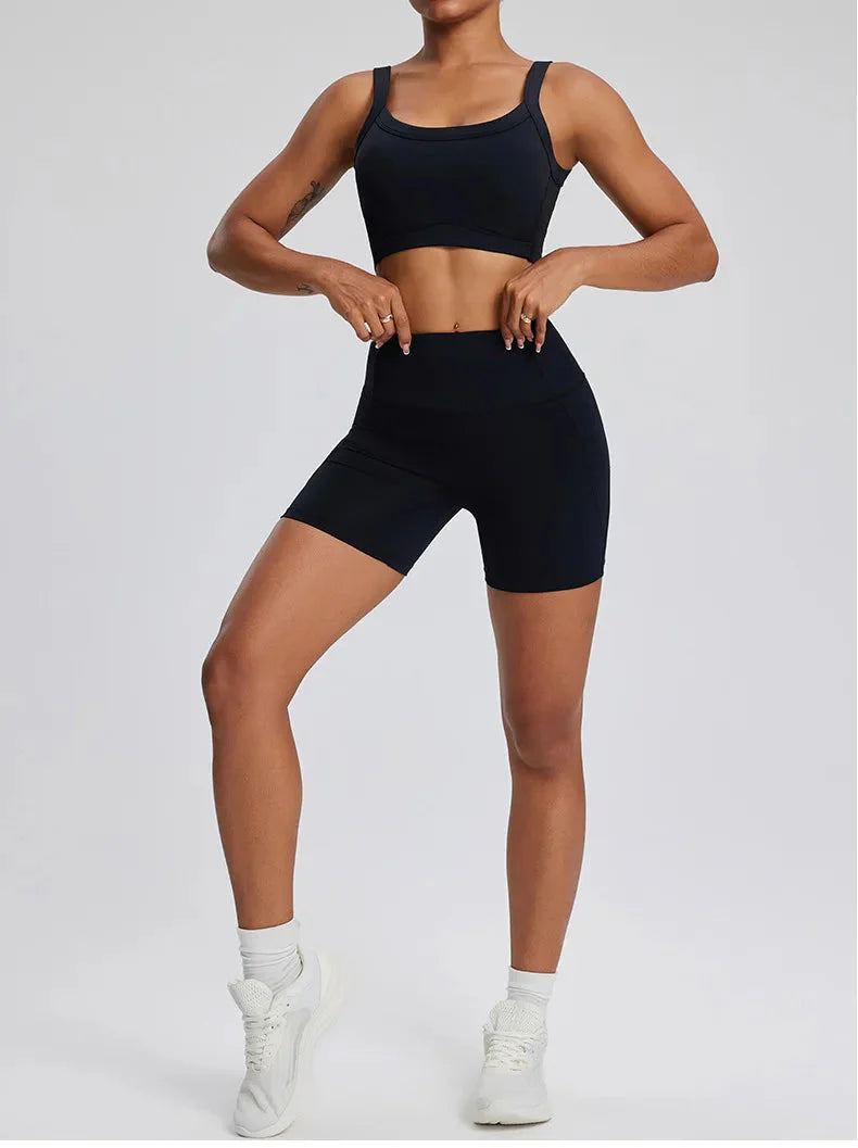 Dominance Athletic Gym Set - Shorts + Bra Sets Starlethics