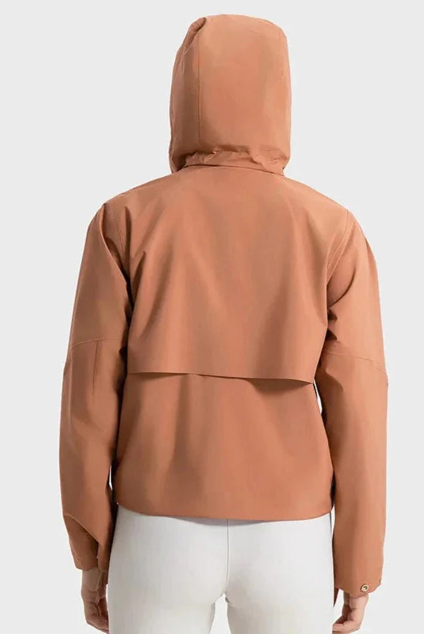 Windbreaker Detachable Hood Jacket Starlethics