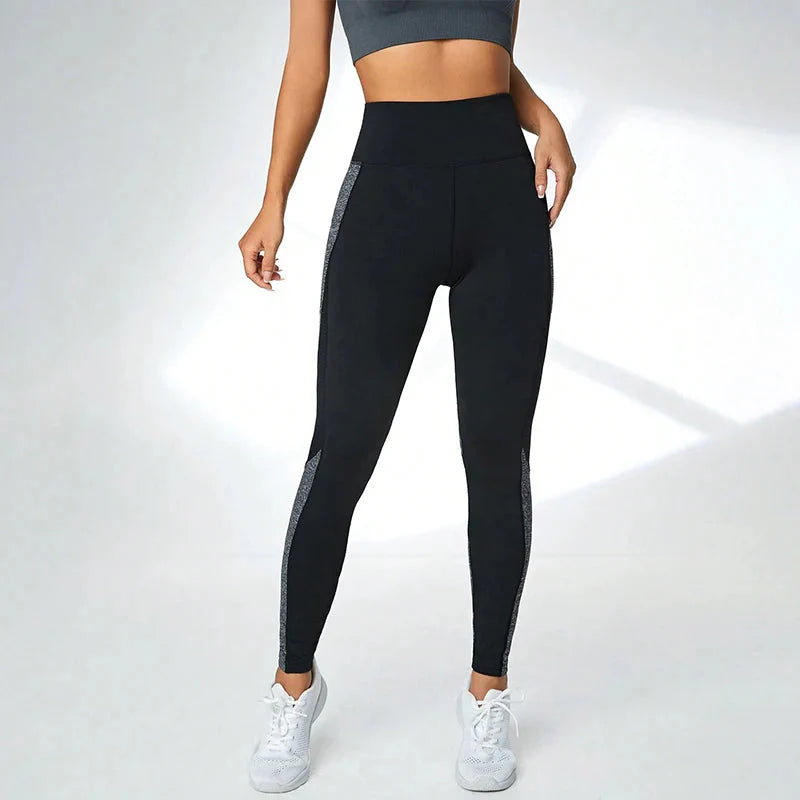 12. Mesh Color blocked High Taille Yoga hosen mit Taschen Leggings für Frauen Bauch Kontrolle Workout Leggings für Frauen Starlethics