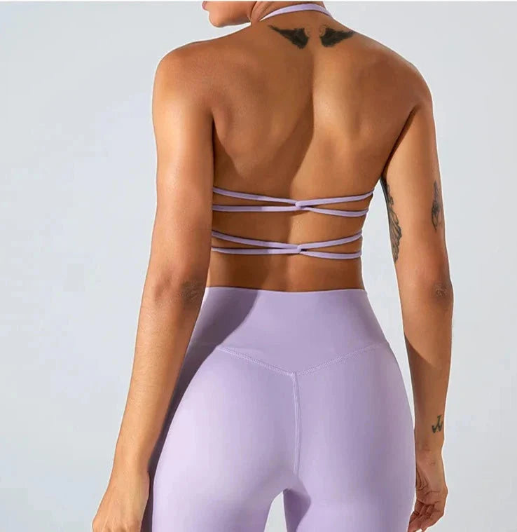 Savvy Double Cross Back Sports Bra Starlethics