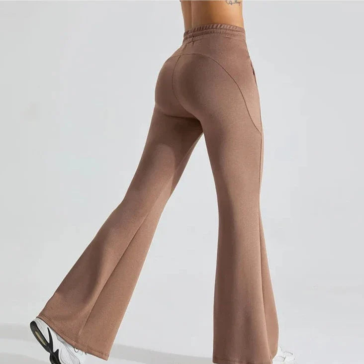 Vibe Drawstring Flare Pants Starlethics