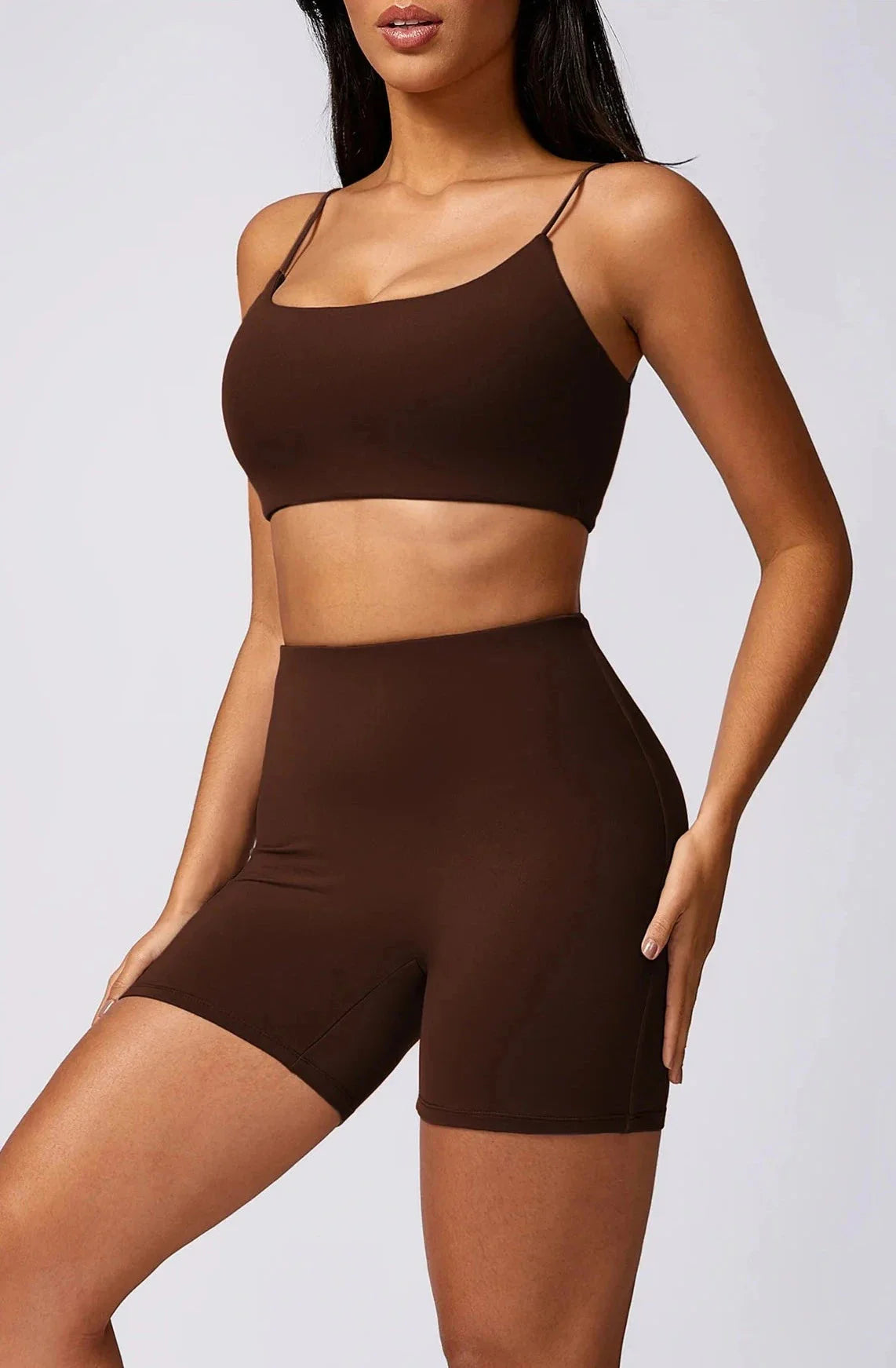 Foxy Thin Strap Gym Set - Shorts + Top Starlethics