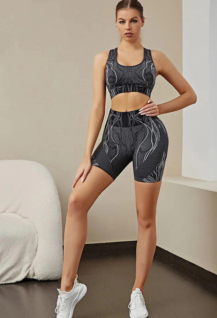 Iconic Femme Seamless Gym Set - Shorts + Top Starlethics