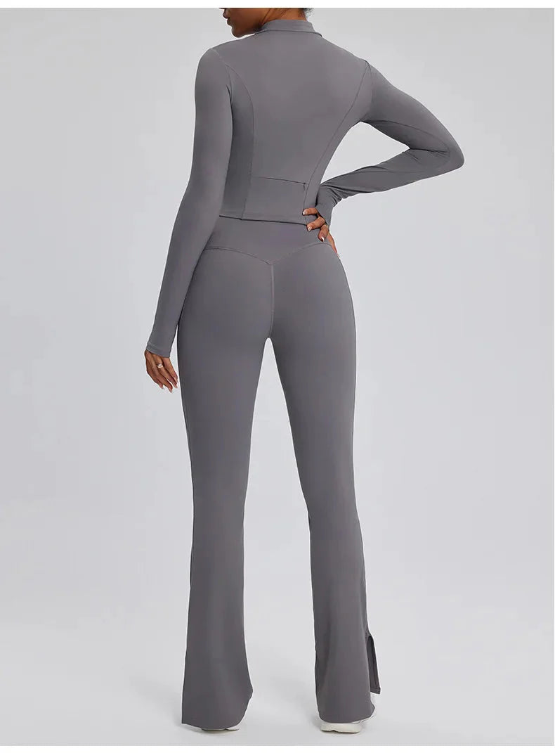 Dominance Athletic Flared Gym Set - Leggings + Top Sets Starlethics