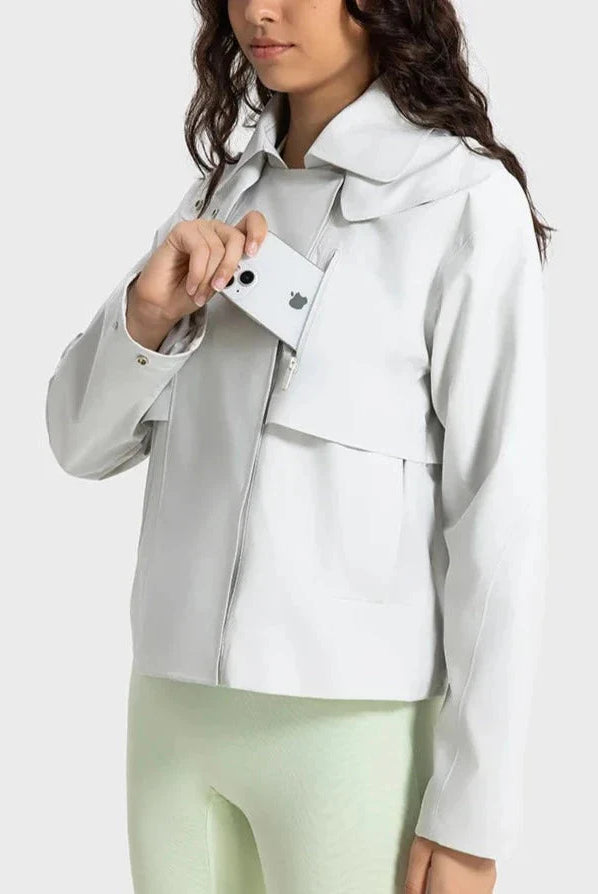 Windbreaker Detachable Hood Jacket Starlethics