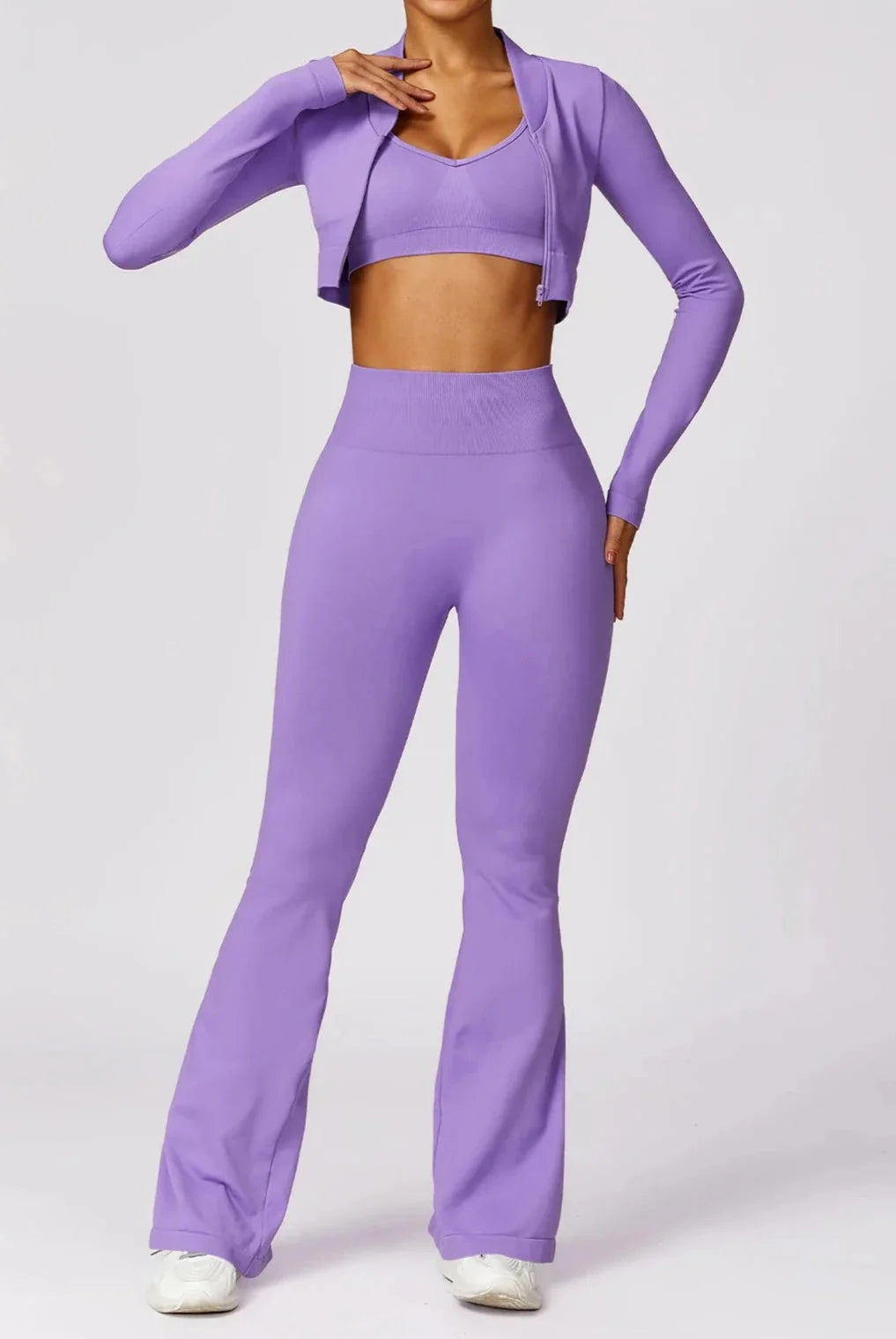 Seamless Serenity Flare Set - Leggings + Jacket Starlethics