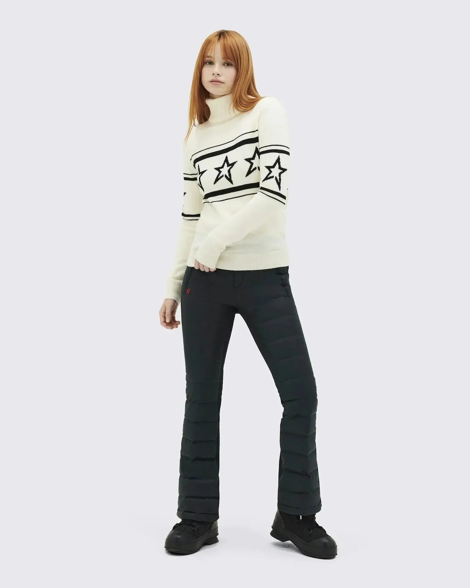 14. High-End-High-Neck-Pullover für europäische und amerikanische Frauen mit Stern nähten muster für Wärme, Strick pullover Starlethics