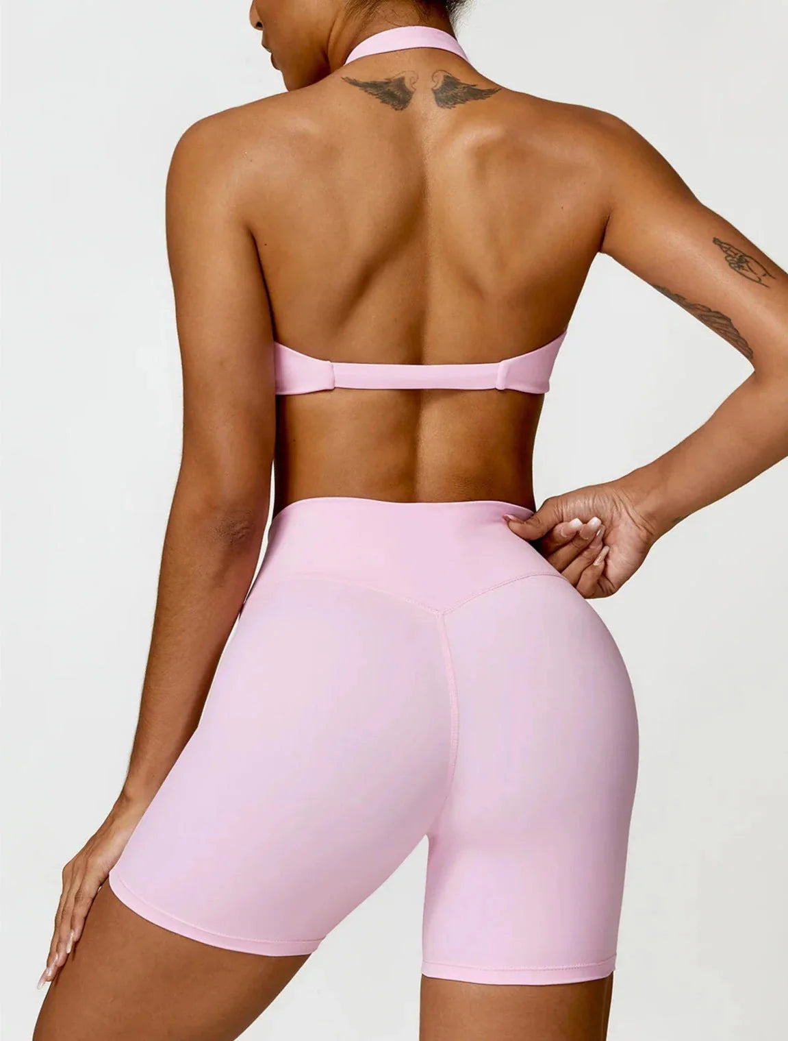 Glam Flow Yoga Set - Shorts + Top Starlethics