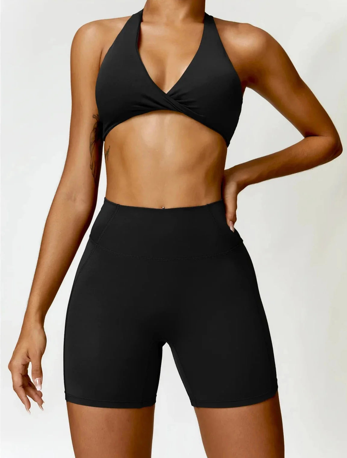 Glam Flow Yoga Set - Shorts + Top Starlethics