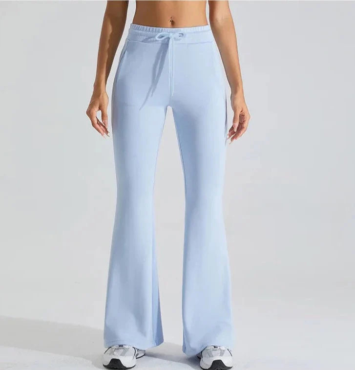 Vibe Drawstring Flare Pants Starlethics