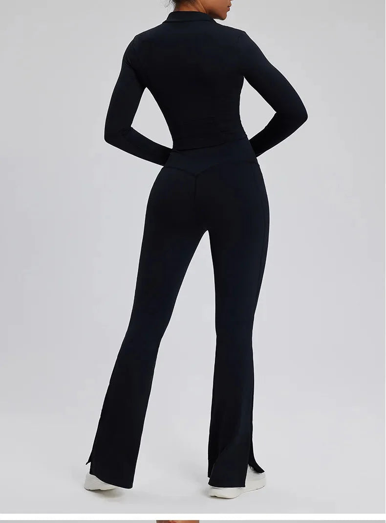 Dominance Athletic Flared Gym Set - Leggings + Top Sets Starlethics