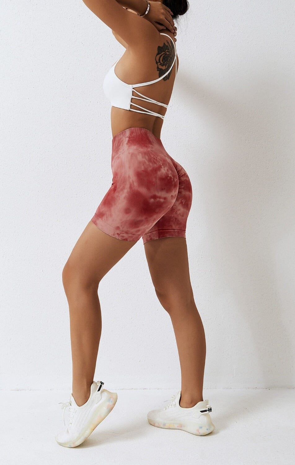 Splash Dyed Seamless Shorts Starlethics