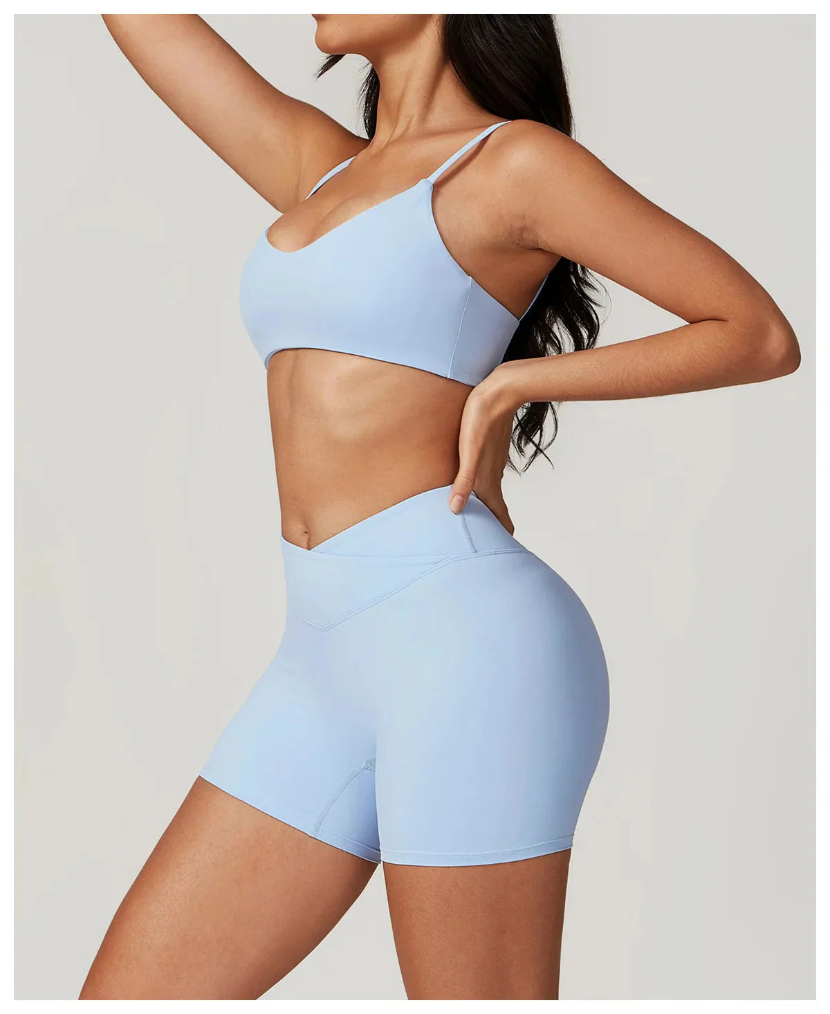 Active Wanders Gym Set - Shorts + Bra Sets Starlethics