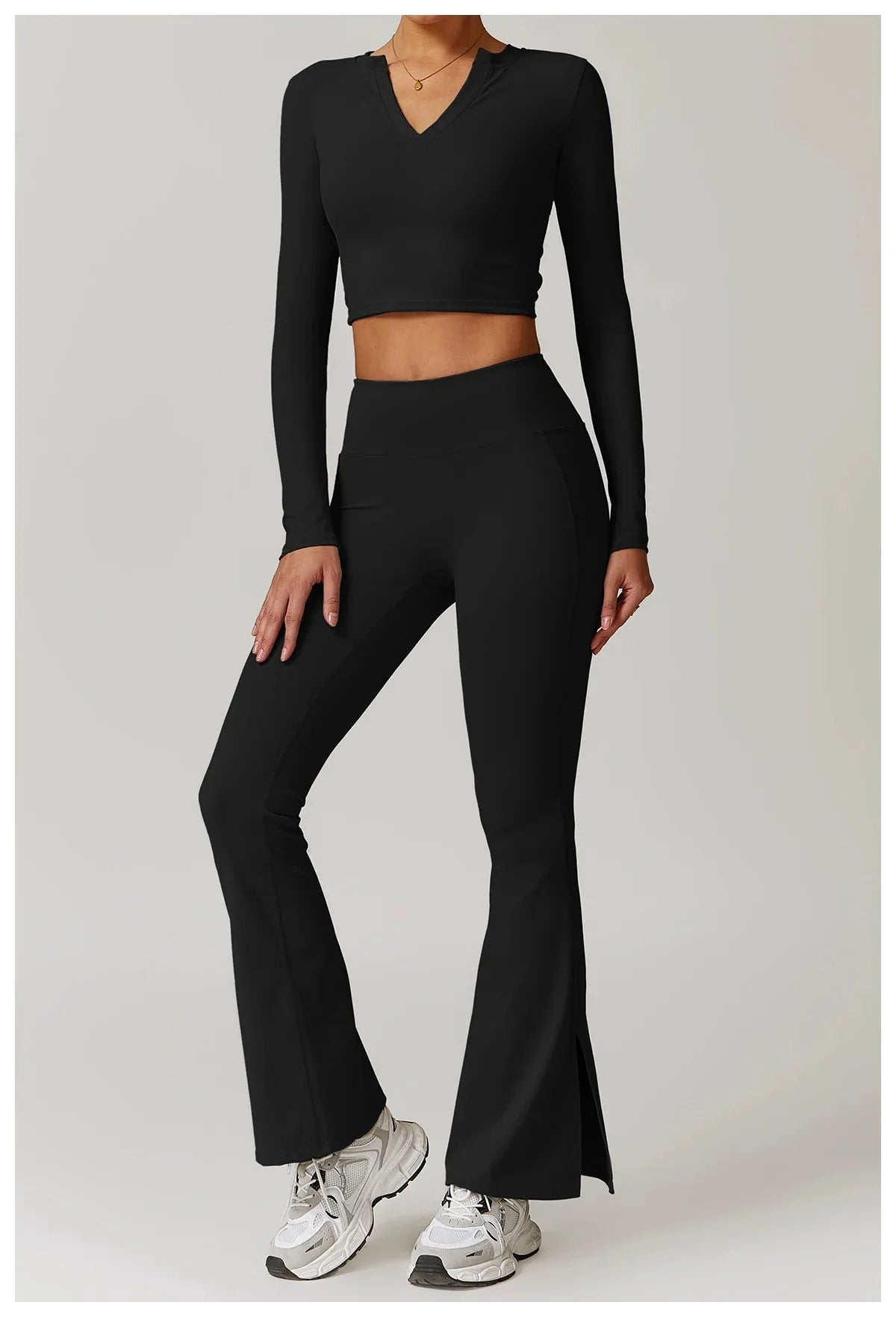 Obsession Long Sleeve Gym Set - Leggings + Top Starlethics