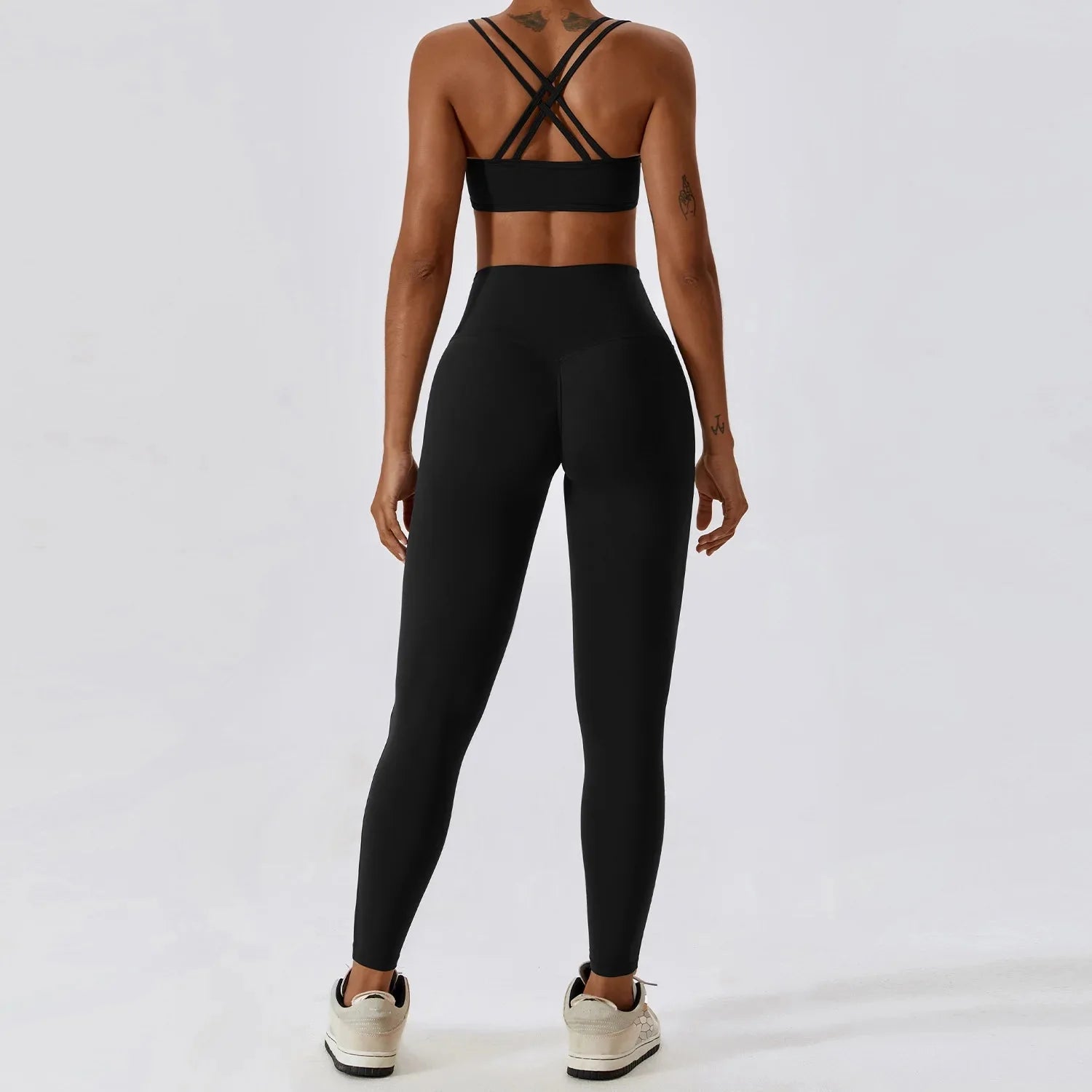 Athletic Brim Seamless Gym Set - Leggings + Top Starlethics