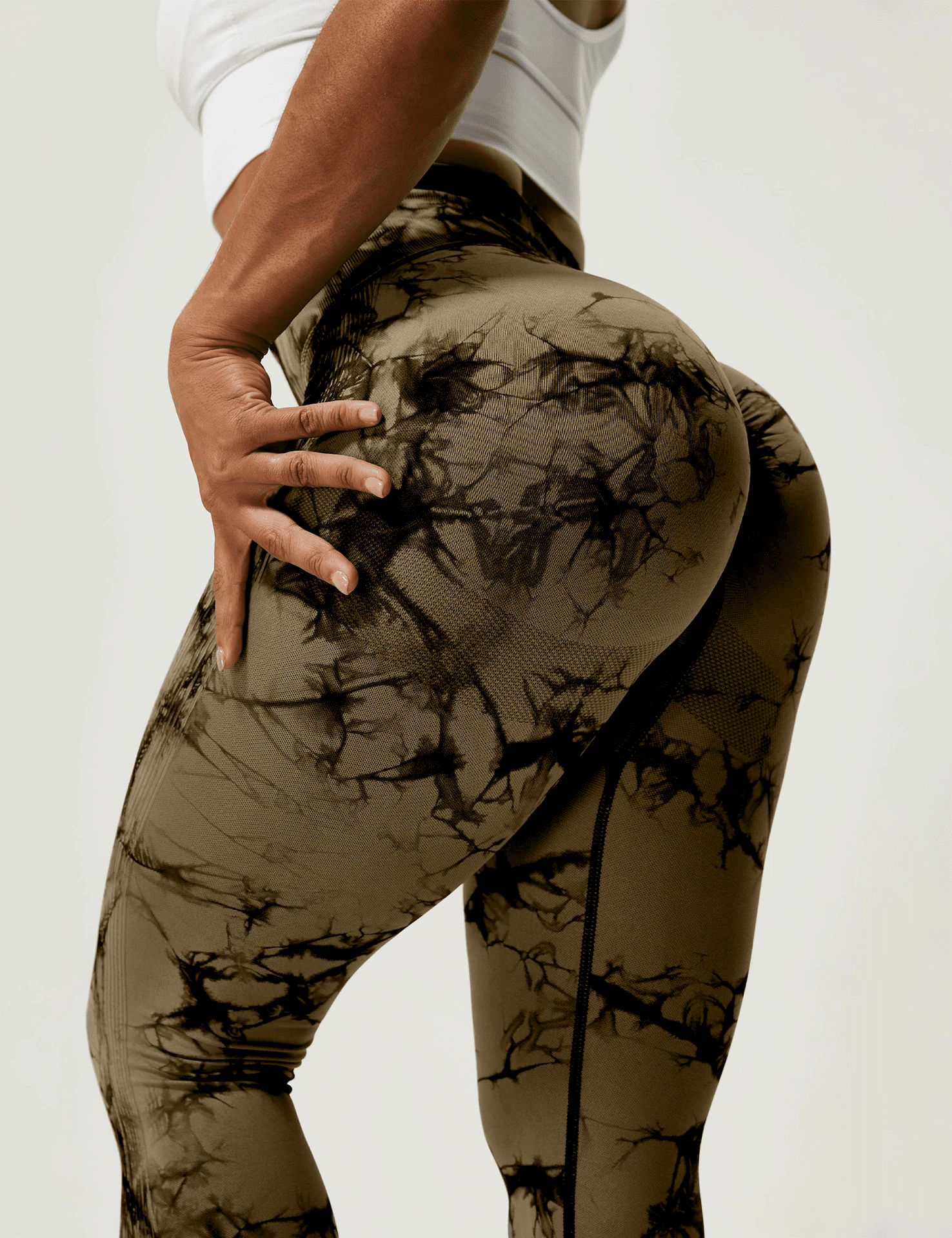 Marble Scrunch Leggings Starlethics