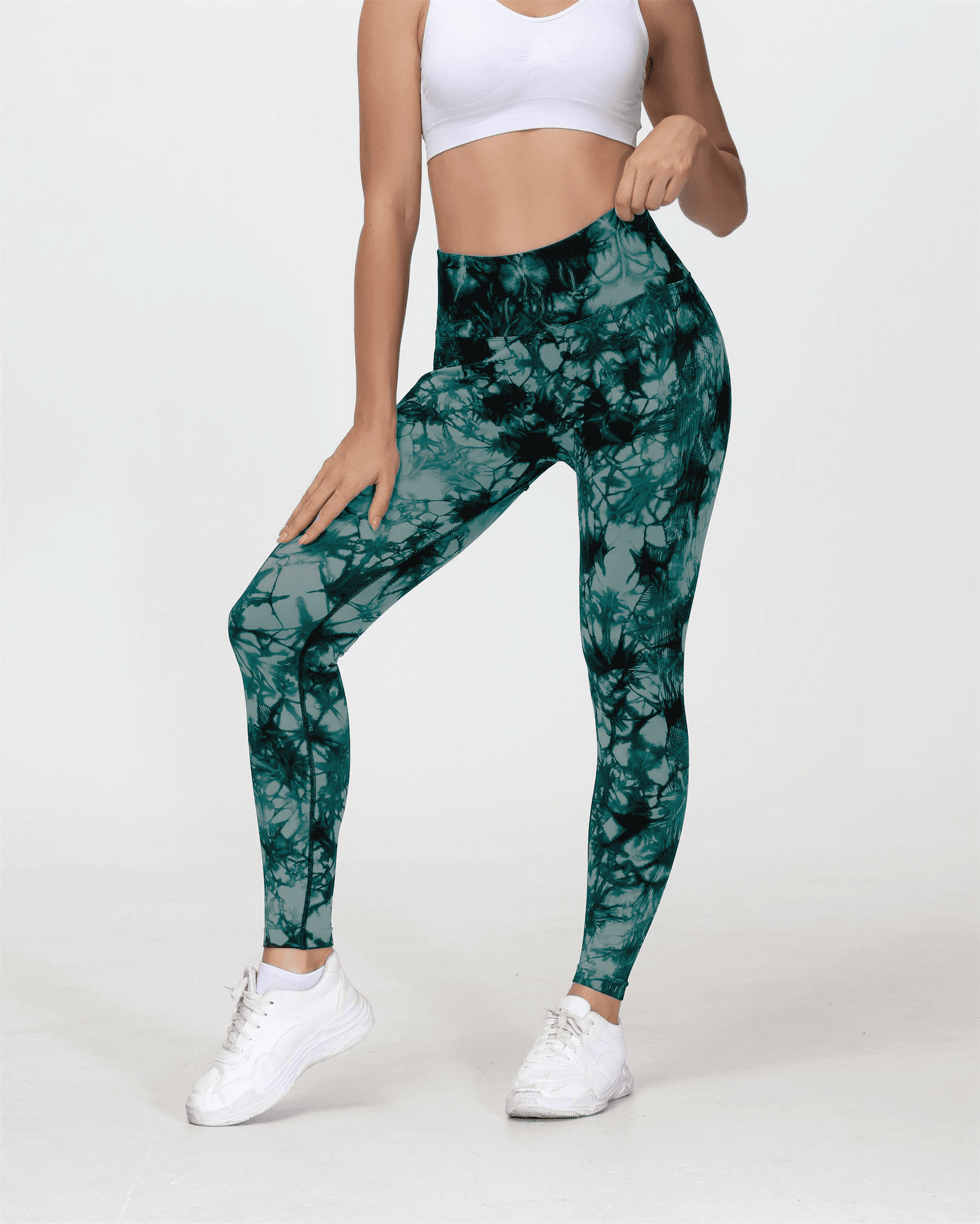 Marble Scrunch Leggings Starlethics
