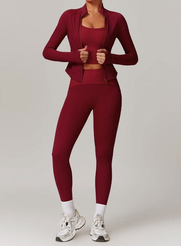 Infinite Jacket Gym Set - Leggings + Top Sets Starlethics