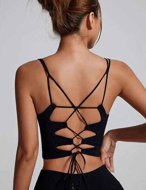 Mesmerizing Criss-cross Sports Bra Starlethics