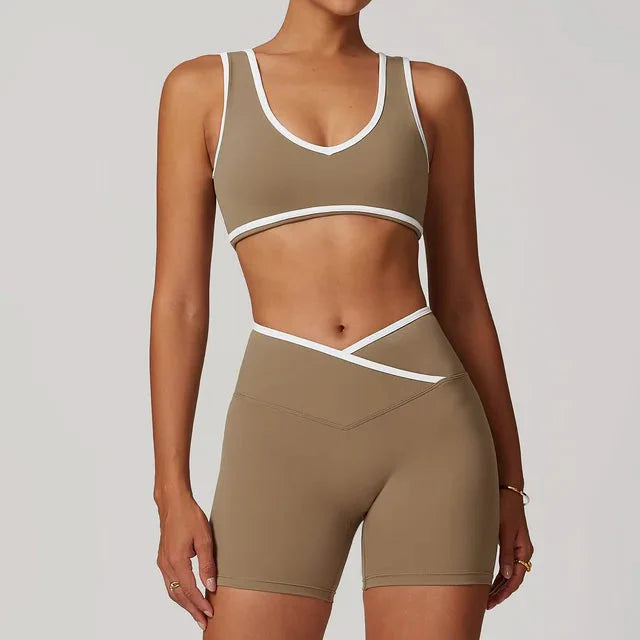 Myriad Step Up Gym Set - Shorts + Bra Starlethics