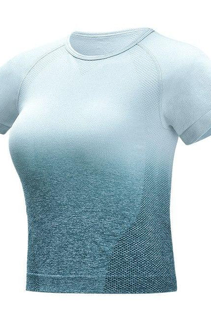 Short Sleeve Ombre Top Starlethics