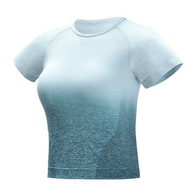 Short Sleeve Ombre Top Starlethics