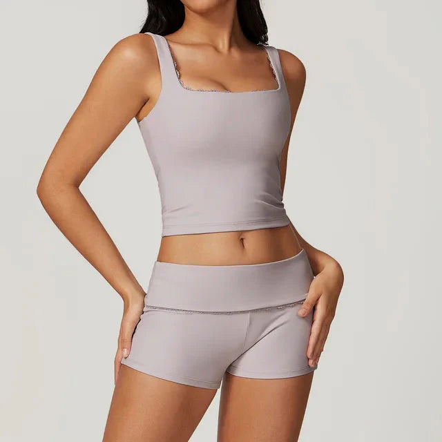 Immense Rank Athletic Gym Set - Shorts + Vest Starlethics
