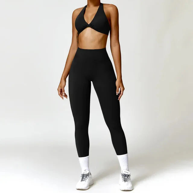 Glam Flow Yoga Set - Leggings + Top Starlethics