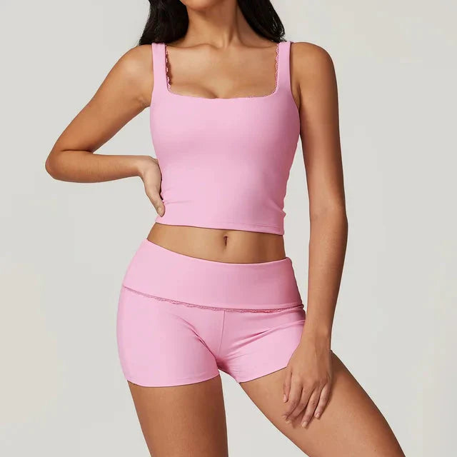 Immense Rank Athletic Gym Set - Shorts + Vest Starlethics