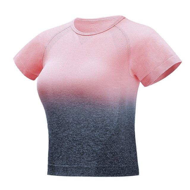 Short Sleeve Ombre Top Starlethics