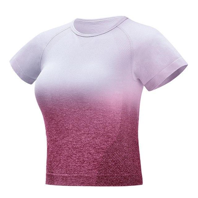 Short Sleeve Ombre Top Starlethics