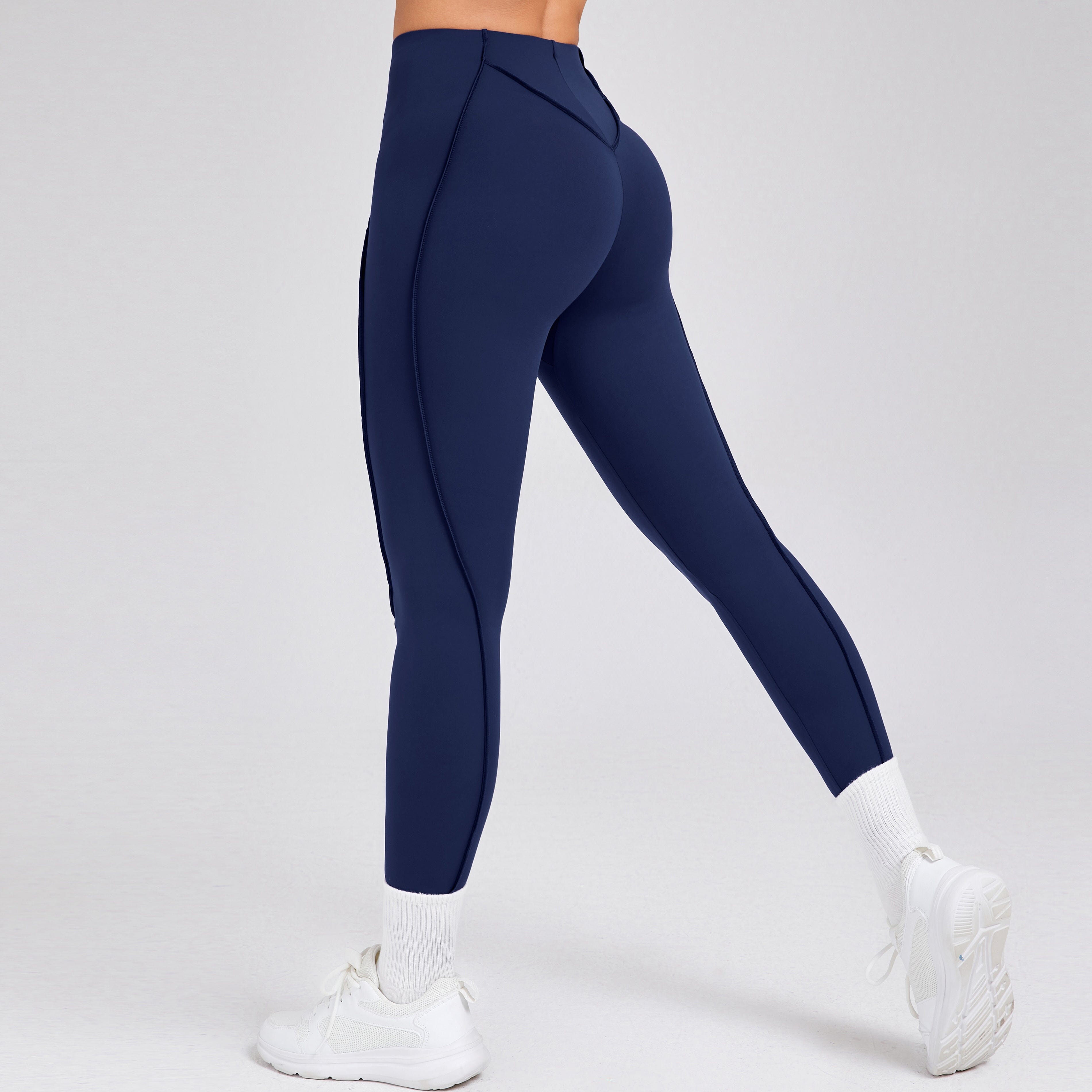 Whimsical Fitness Leggings Fitness Leggings Starlethics Navy Blue S 