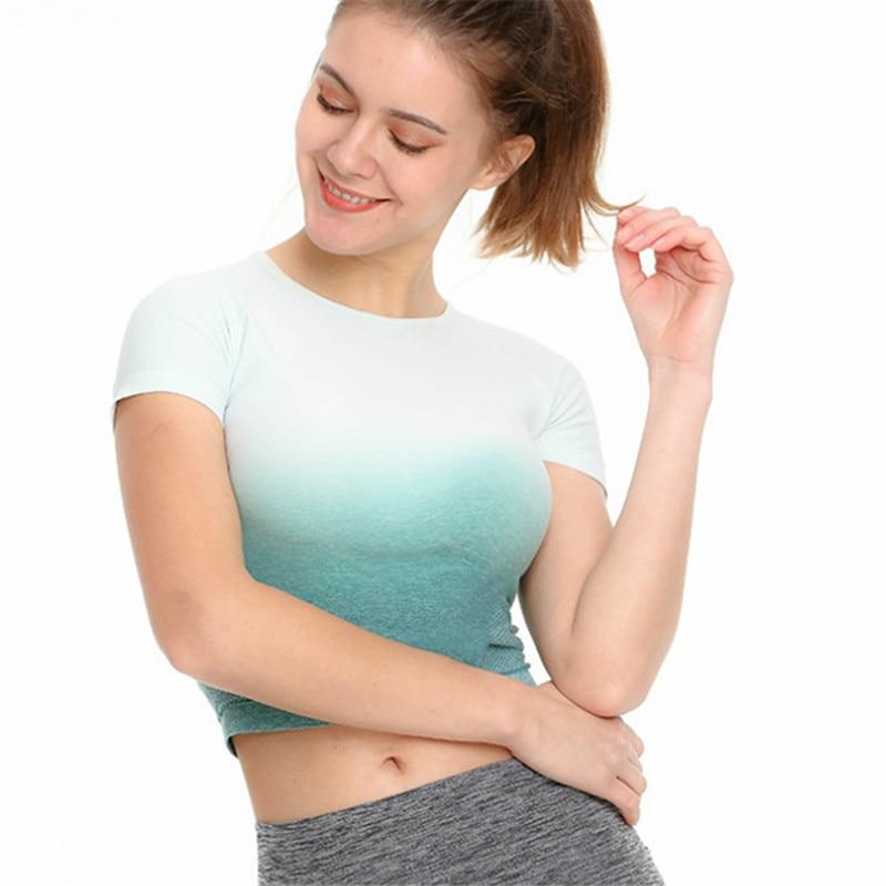 Short Sleeve Ombre Top Starlethics