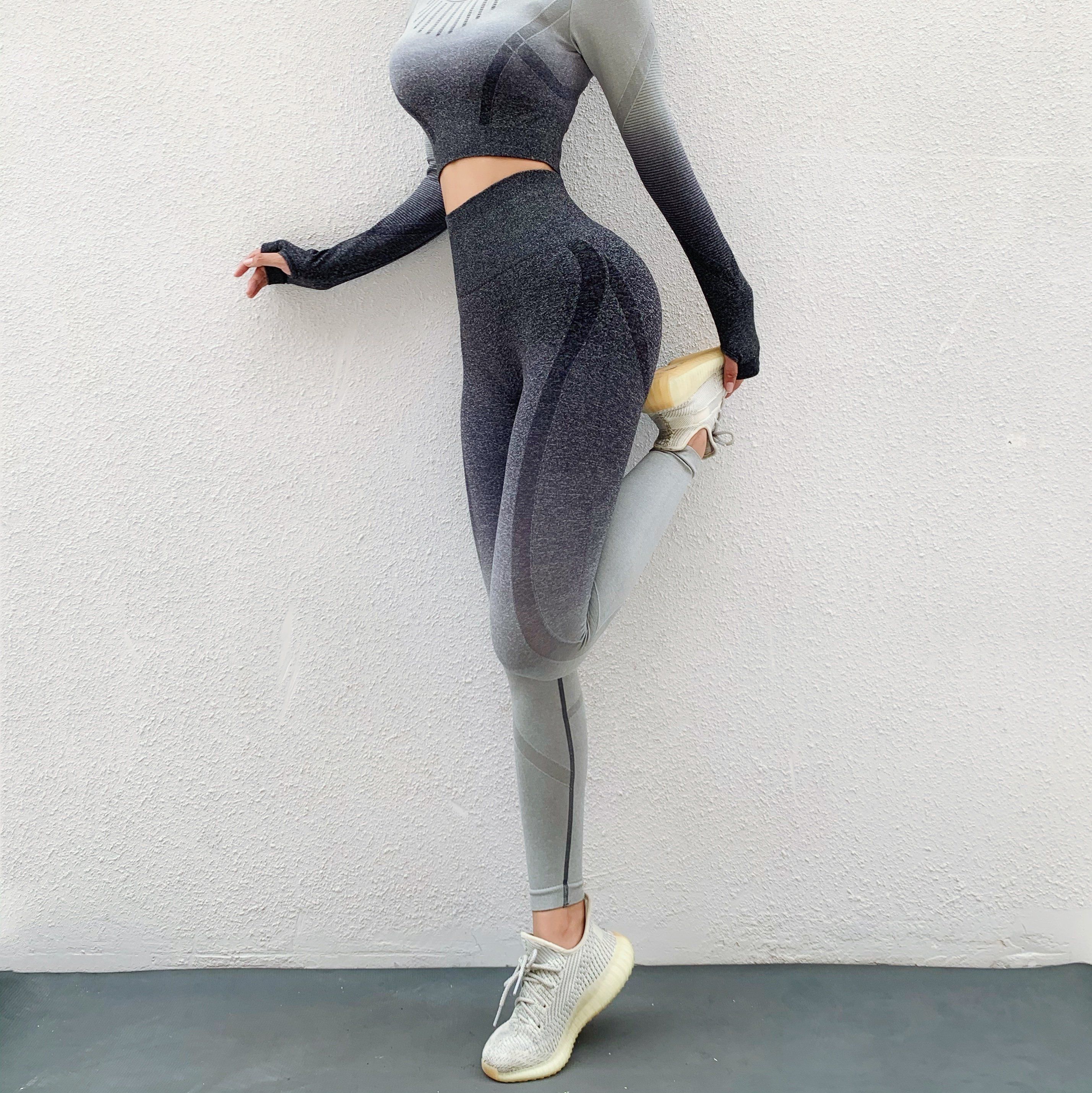 Ombre Striped Leggings Starlethics