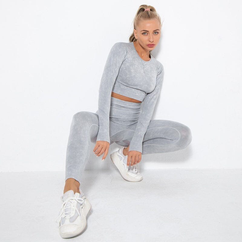 Feather Yoga Set - Leggings + Top Starlethics